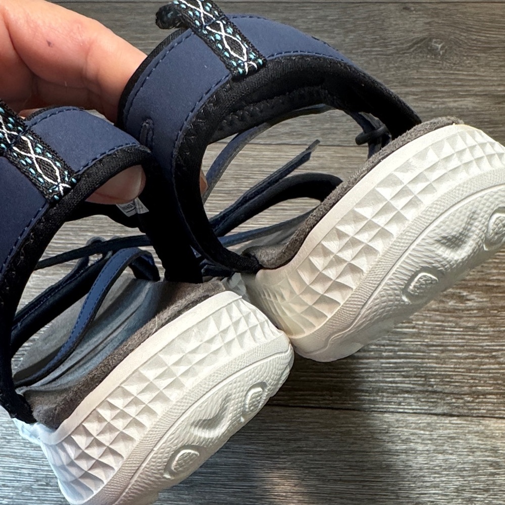 Propet comfort Navy Strap Sandals woman’s size 9 wide (j67) - Picture 6 of 7